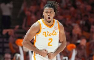 Predicción de Tennessee vs. Texas, probabilidades, propagación, tiempo: selecciones de torneo de 2025 segundos, las mejores apuestas de CBB del modelo probado