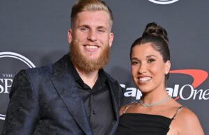 Cooper Kupp de la NFL y su esposa Anna Marie Celebren Seattle Seahawks Move