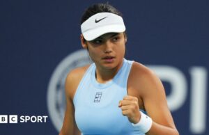 Emma Raducanu llega a los cuartos de final de Miami Open con una victoria dominante sobre Amanda Anisimova