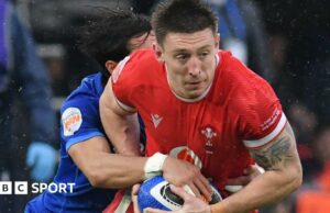 Seis Naciones 2025: Wales Wing Josh Adams descartó el viaje de Escocia