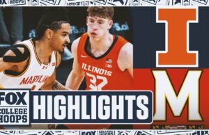 Illinois Fighting Illini vs. Maryland Terrapins Big Ten Tournaments destacados | Hoops de Fox College