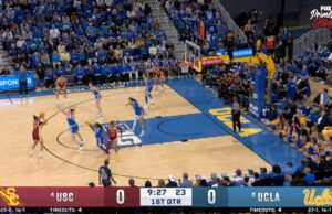 Juju Watkins drena un triple resistente mientras USC lidera UCLA