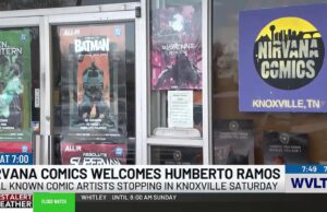 Nirvana Comics da la bienvenida al artista de renombre mundial a East Tennessee