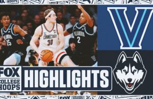 Villanova Wildcats vs. UConn Huskies Big East Tournament Highlights | Hoops de Fox College