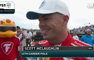 Scott McLaughlin en la undécima victoria en la pole de carrera: 'Vibras inmaculadas nos gusta decir' | IndyCar on Fox