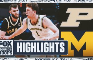 Purdue Boilermakers vs. Michigan Wolverines Big Ten Tournament Highlights | Hoops de Fox College