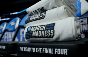 2025 Puntajes del torneo de la NCAA, Anexo: Soporte de locura de marzo, Tiempos Finales Four, Fechas, Canales de TV