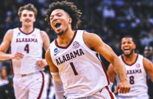 Alabama destroza el récord de 3 puntos del torneo NCAA en Sweet 16 Win Over BYU
