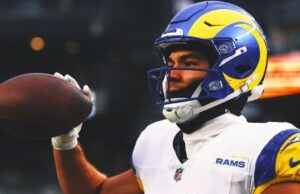 Puka Nacua quiere 'salir en la cima' como Aaron Donald y retirarse a los 30