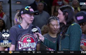 UConn Huskies Hoist 2025 Big East Trophy, Paige Bueckers gana el jugador más destacado | Fox Sports