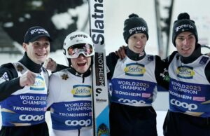 Eslovenia se eleva a la gloria mundial para retener el título del equipo masculino de saltos de esquí en Nordic Ski World Championships 2025