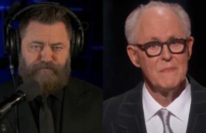 Nick Offerman y John Lithgow no son los anfitriones de los Oscar, pero todavía se escapan con el programa