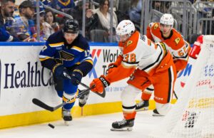 Juego #62: Ducks vs. Blues Gameday Vista previa
