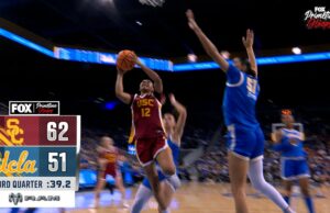 Juju Watkins lleva a cabo deslumbrantes paso de euro de rayos de fastbreak para ayudar a la USC a extender el liderazgo sobre UCLA