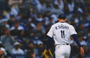 Roki Sasaki sacó del debut del Dodger Stadium en la segunda entrada después de las luchas de control
