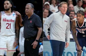 Kelvin Sampson de Houston, Mark pocos de Gonzaga, en el enfrentamiento de los mejores entrenadores que todavía están para ganar un torneo de la NCAA