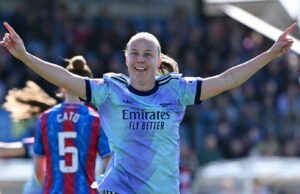 Round-up de WSL: Arsenal Thrash Crystal Palace A medida que se avecina el descenso, Man City se defiende de Brighton | Noticias de fútbol