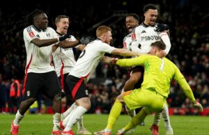 Hombre utd 1 – 1 Fulham