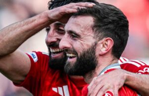 Shinnie anota en el juego 600 cuando Aberdeen venció a Queen's Park en Scottish Cup