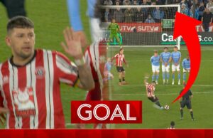 '¡Una cosa de belleza!' | Hamer anota un tiro libre para poner a Sheffield United por delante