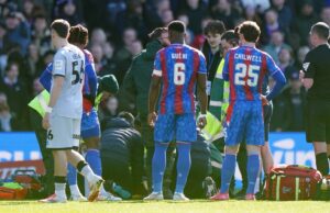 Lesión de Jean-Philippe Mateta: el presidente de Crystal Palace, Steve Parish, llama a Liam Roberts Challenge 'el más imprudente que he visto' | Noticias de fútbol