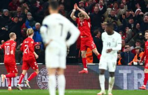 Rasmus Hojlund copia la celebración de gol de Cristiano Ronaldo cuando Dinamarca venció a Portugal en las Naciones de la Liga de Naciones | Noticias de fútbol