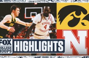 Iowa Hawkeyes vs. Nebraska Cornhuskers Highlights | Hoops de Fox College