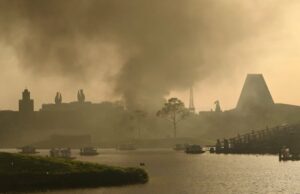 VIDEO: Estalló el fuego en el Epcot de Walt Disney World detrás de Francia Pavilion el sábado por la noche