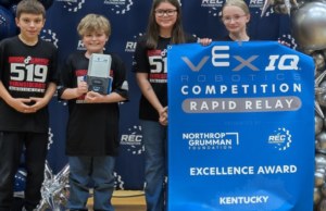 Burnside El equipo de robótica primaria se dirige a la competencia mundial en mayo