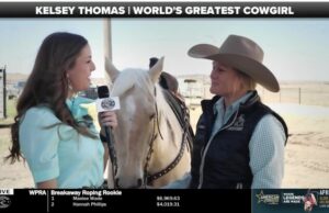 Kelsey Thomas gana el título más grande de la vaquera del Cuarto Mundo en Kit Kat Jerrie