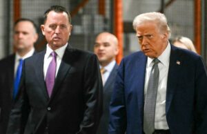 Trump visita el Centro Kennedy, Slams 'Hamilton', promete restaurarlo