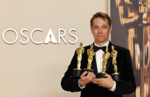 Sean Baker hace la historia de los Oscar con cuatro victorias 'Anora'