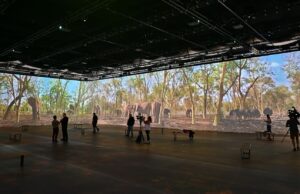 El grupo de entretenimiento de Marina Piers sacó el “cebo y el cambio” en la exhibición inmersiva en Crystal Gardens