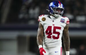Los gigantes vuelven a firmar LB Tomon Fox