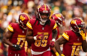 Los comandantes WR Noah Brown se despejó después de una lesión renal de finales de temporada