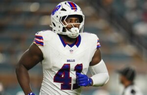 FB Reggie Gilliam acepta regresar a Bills