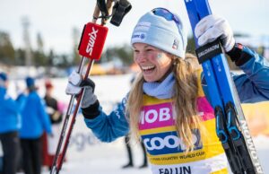 Jessie Diggins se asegura el tercer título general de la Copa Mundial de esquí de fondo