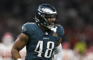 Eagles acepta términos con LB Patrick Johnson, LS Charley Hughlett
