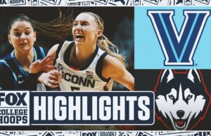 Villanova Wildcats vs. UConn Huskies Big East Tournament Highlights | Hoops de Fox College