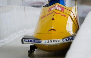 Los alemanes tienen 1-2-3 lugares a mitad de camino a través del campeonato mundial de bobsled de 2 hombres, con nosotros en la búsqueda de medallas