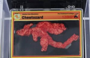 Cheeto en forma de Pokémon, 'Cheetazard', se vende en una subasta por $ 87,840