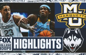 No. 20 Marquette Golden Eagles vs. UConn Huskies Highlights | Hoops de Fox College