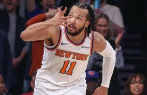 Jalen Brunson de Knicks interpreta al colapso de Hero and Pistons durante la carrera de 21-0 en el cuarto trimestre que decidió el Juego 1
