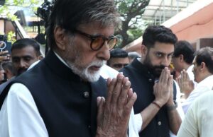 Amitabh-Abhishek Bid Adeu a Manoj Kumar