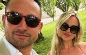 La estrella de Coronation Street, Tina O'Brien, rompe la cobertura en primer avistamiento después de la separación del marido