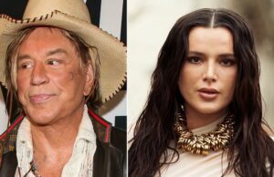 Mickey Rourke rompe el silencio sobre la acusación de Bella Thorne, le magulló su hueso de la pelvis