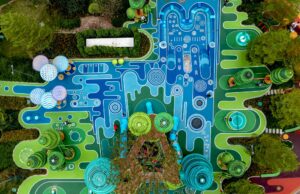 La tierra, el mar y los árboles horarios convergen en el nuevo patio de recreo imaginativo de 100architects – Colosal