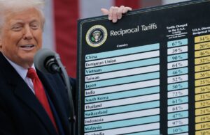 Las tarifas arancelas de Trump para otros países más grandes que los datos comerciales mundiales