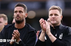 Eddie Howe: No se dio un marco de tiempo para el regreso del gerente de Newcastle