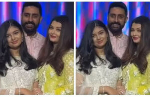 Aishwarya Rai, Aaradhya y Abhishek Bachchan posan para una feliz foto familiar en la boda de primos |